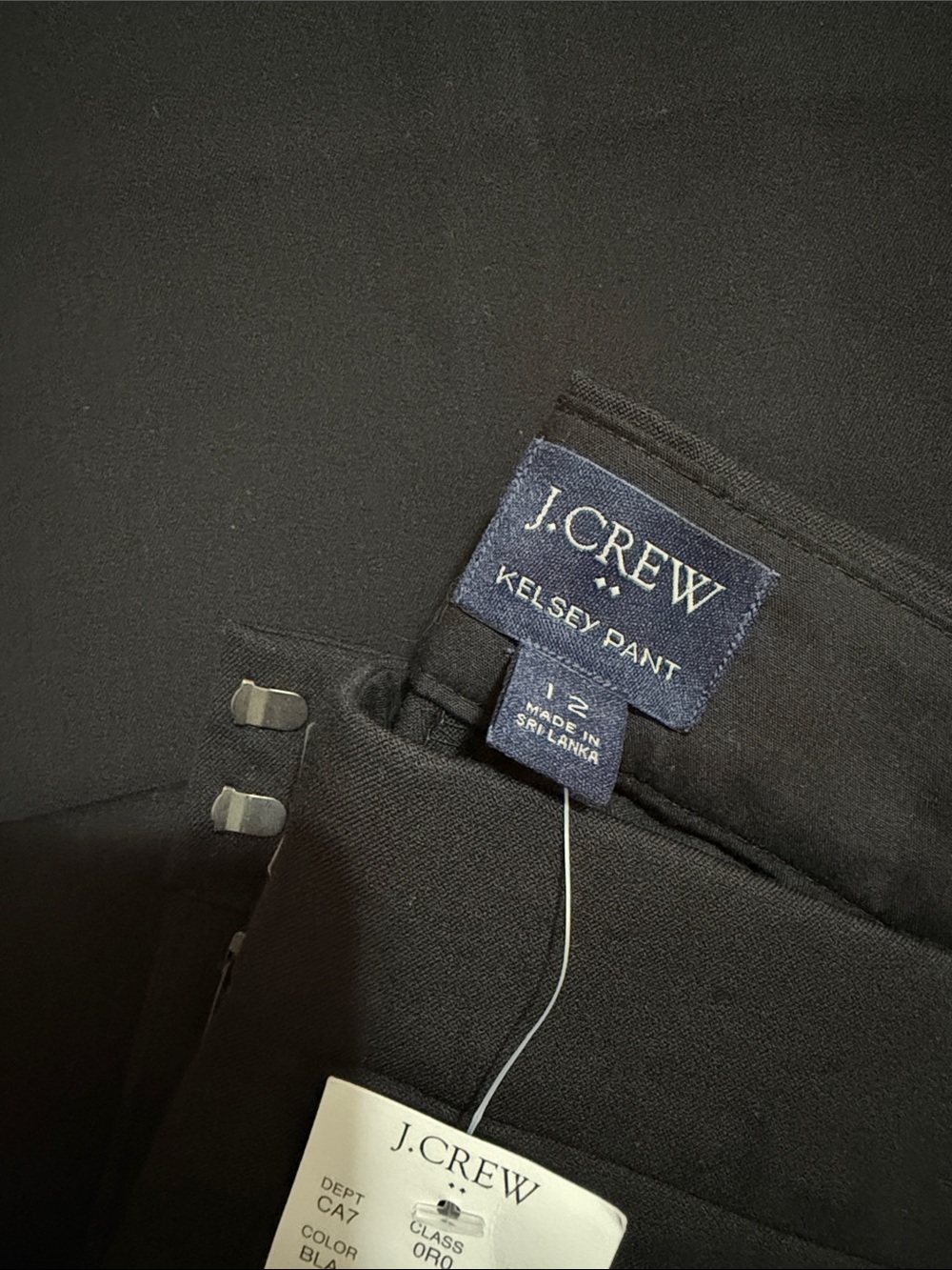 J. Crew Black Kelsey Pant - Picture 2 of 5